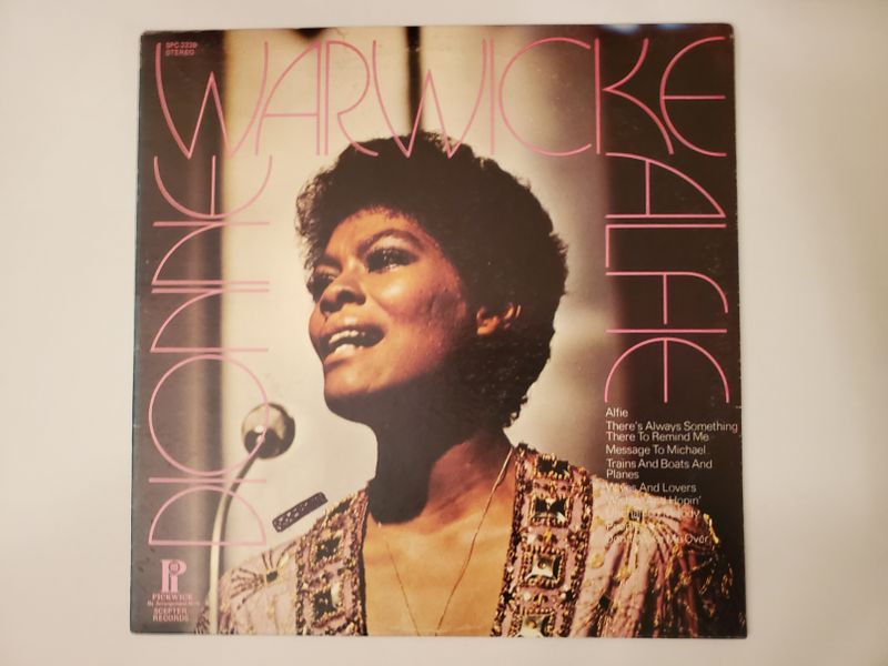 Dionne Warwick Alfie vinyl record